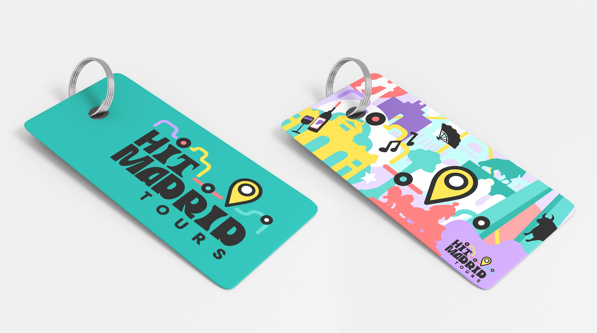 Hit Madrid Tours keychain